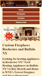 Mobile Screenshot of leroyhearthandhomefireplaces.com